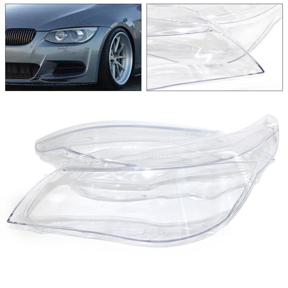 For BMW 5 Series 525i 530i 535i 550i E60 E6 1 Pair Headlights LH & RH Lens Cover eBay