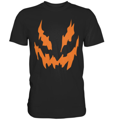 Jack O' Lantern Kürbis Gesicht Halloween Party Kostüm Verkleidung T-Shirt