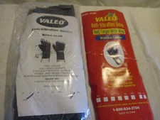 Valeo Leather Half Finger Anti-Vibration Glove Glaw w/ Wrist Wrap Size Small New