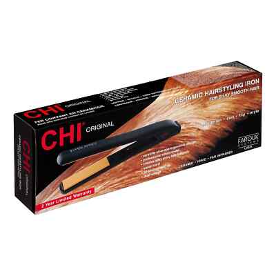 CHI Ceramic Hairstyling Iron Model 1190 Adjustable Power Farouk