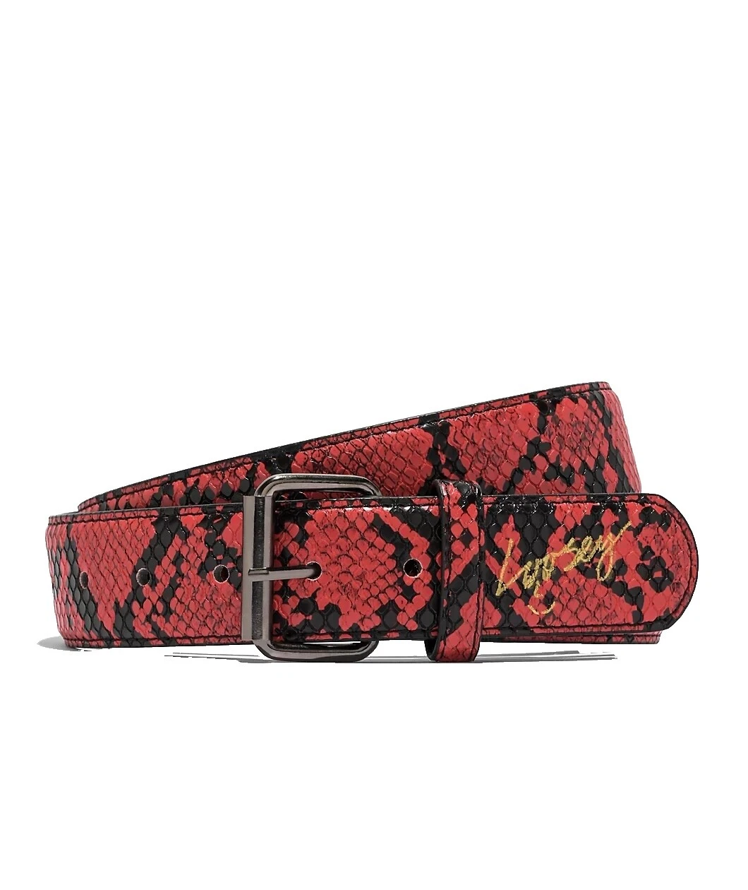 Faux Leather Snake Belts for Men