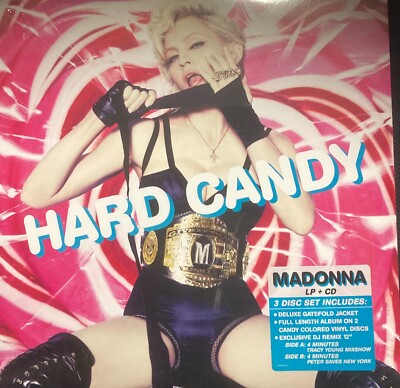 Madonna - Hard Candy - 2 VINYLFARBEN + 12'' + CD 2008 USA 0093624986867 - VERSIEGELT