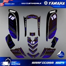 Yamaha Raptor 660 660R Full Graphics Decals Stickers  Kit Atv