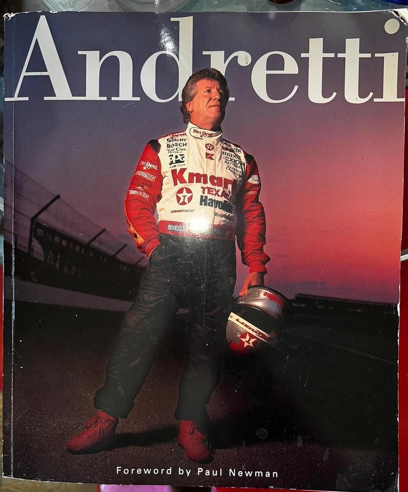 SIGNED Mario Andretti /AUTOGRAPHED ANDRETTI, Racing Legend, 1st Ed. 1st Print - Image 2 of 4