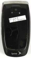 Samsung SPH-A640 - Black  Sprint  Rare Cellular Flip Phone - No Back / READ