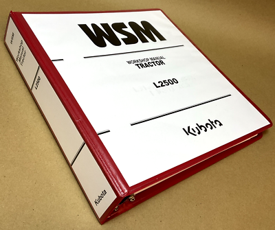 #ad Service Manual for Kubota L2500 Tractor Repair Shop Workshop Book L2500F L2500DT $52.99