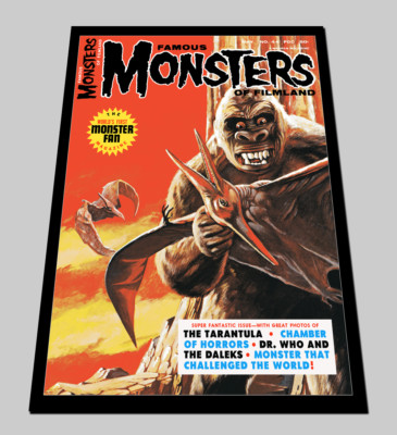 FAMOUS MONSTERS OF FILMLAND #44-Warren Magazine Cover 1967-18” X