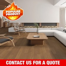 🌰 Sample* 14mm Chestnut Lacquered Oak Engineered Wood Flooring - £39.99SQM