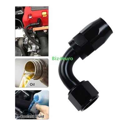 AN8 8AN 90° Swivel Hose End Fitting Adapter For CPE Oil Fuel Gas Line