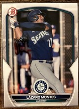 Lázaro Montes 2023 Bowman Draft #BD-185 Mariners