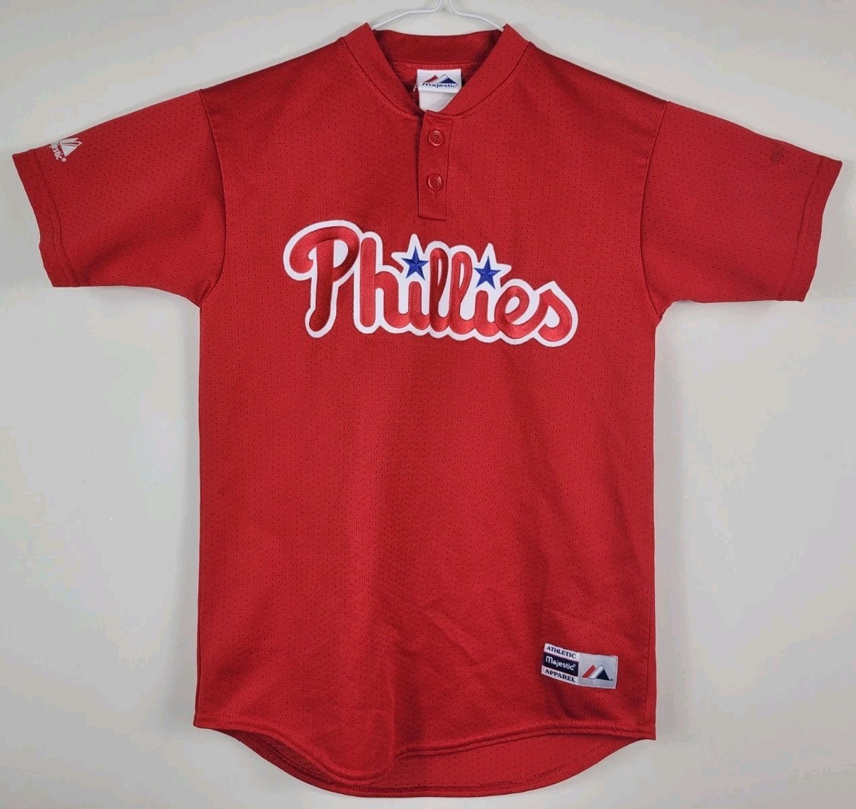 Philadelphia Phillies MLB Vintage Majestic Baseball Jersey Red