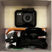 ROVE R2-4K Dash Camera Tested Works Lightly Used, SD Top Cover not INCLUDED
