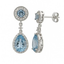 Sky Temptation – Ohrstecker aus 960 Argentium Silber