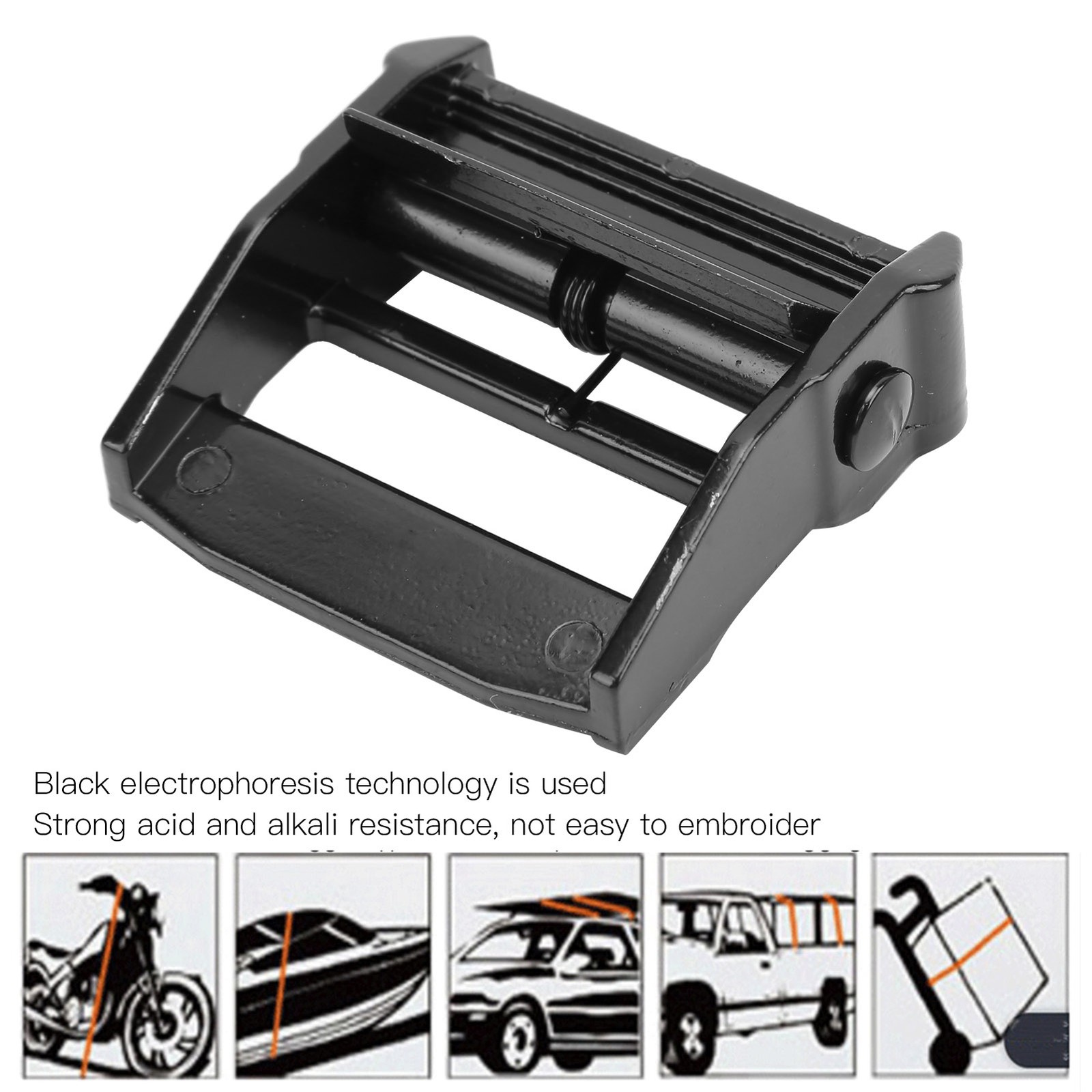 Kayak Cam Tie Down Strap Luggage Cargo Lash Backpack Belt Metal Buckle Toggle Cl