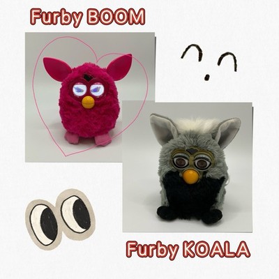 Lot of 2 Furby Interactive Electronic Toys 2012 Furby Boom & 1998 Koala Furby