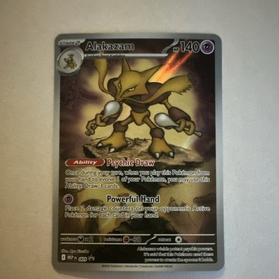 Pokémon TCG Alakazam 009 ME Mega Evolution Promo Holo