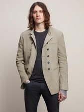 1298 NWT New John Varvatos Collection Double-Breasted Blazer Jacket EU50 US40