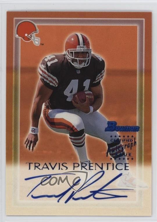 2000 Bowman Certified Issue Travis Prentice #TP Rookie Auto RC 03xg
