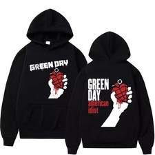 Punk Band Green Day American Idiot Hoodie For Fans Double Sided All Size
