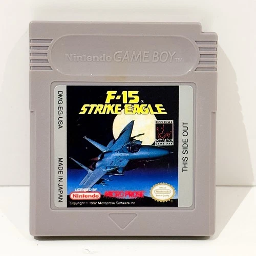 F-15 Strike Eagle (Nintendo Game Boy, 1993) TESTED and working