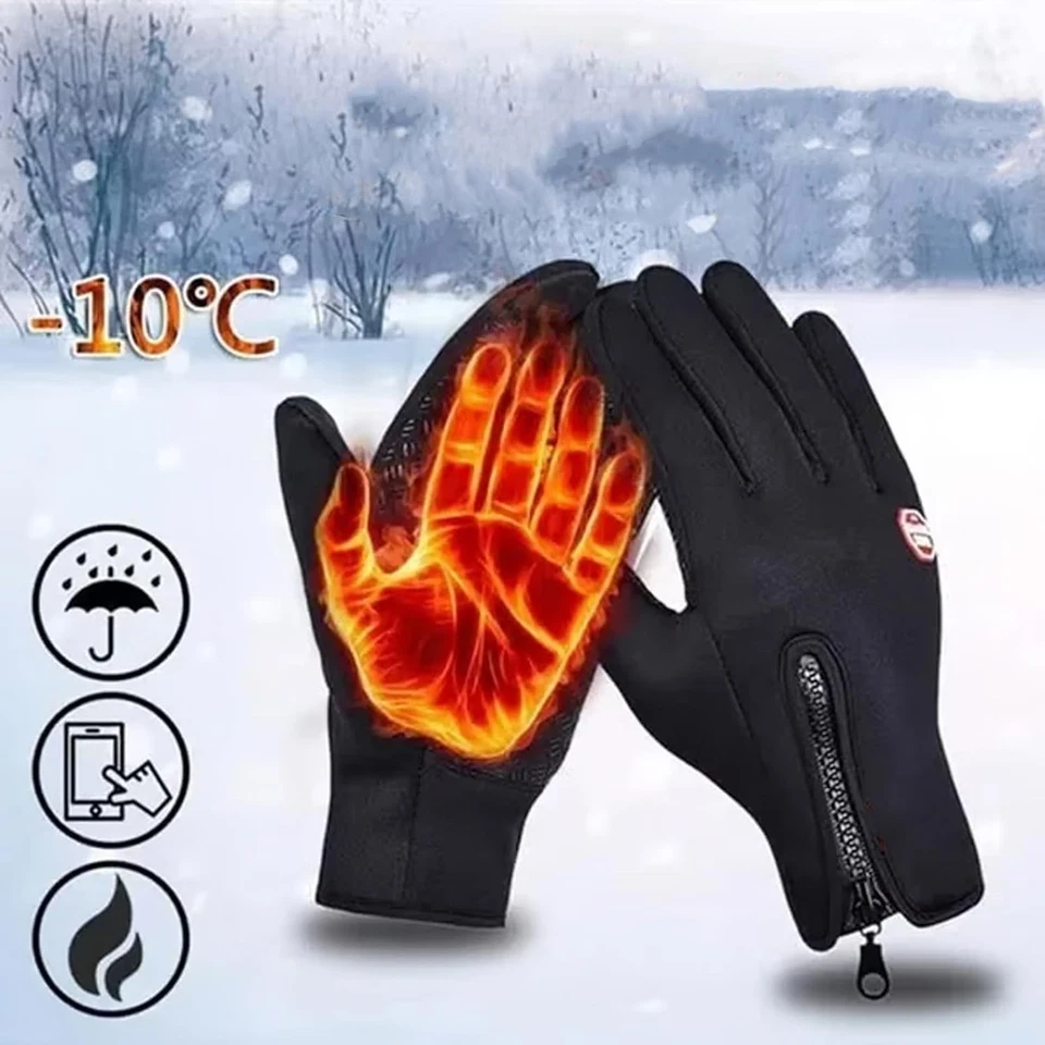Thermal Waterproof Winter Gloves Touch Screen Warm Mittens Men Women Wholesale - Image 2 of 4