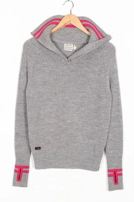 DEVOLD Norway Varde Zip Neck Griffin Wool Nordic Jumper Pullover Damen Gr.S - Bild 1 von 4