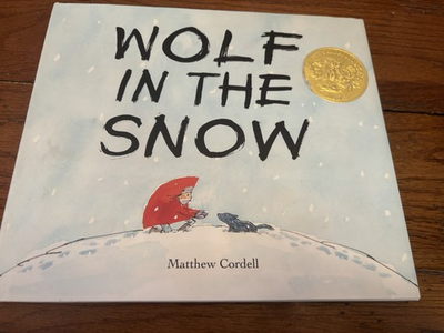 #ad SIGNED sketch Wolf in the Snow by Matthew Cordell VG VG. 1st. Caldecott $89.99