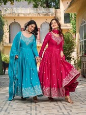 Anarkali Gown Indian Dress Salwar Kameez Ready made Party Wedding Bollywood Eid