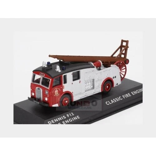 1:72 EDICOLA Dennis F12 Tanker Truck Scala Fire Engine 1951 Red White ACMPO123 - Immagine 2 di 2