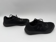 Under Armour Running Shoes Youth Size 5Y Black Lightweight Athletic Sneakers
