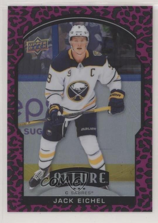 2020-21 Upper Deck Allure Pink Leopard Jack Eichel #68 b0v
