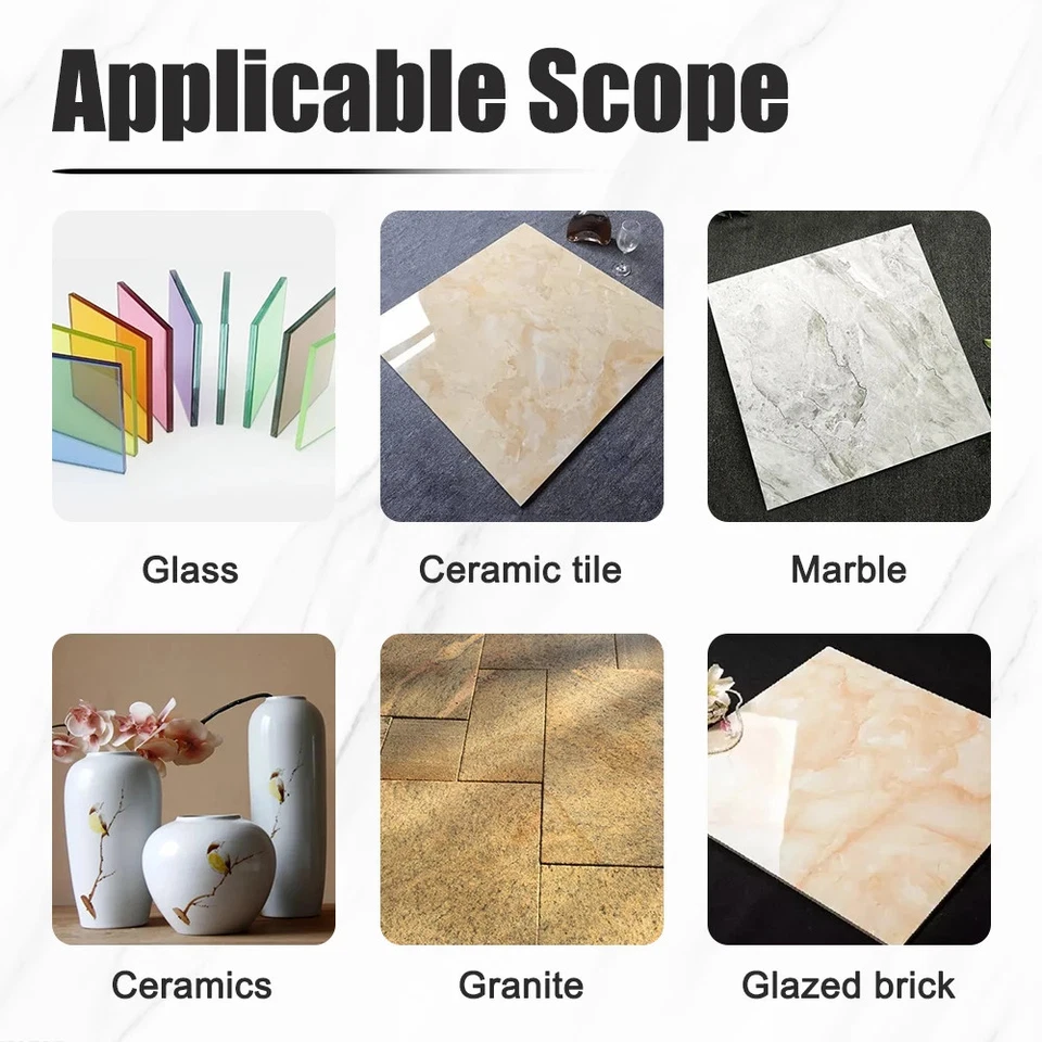 Fliesenbohrer 6mm-100mm Diamantbohrer Fliesen Bohrkrone Für Glasfliesen Keramik - Bild 3 von 4