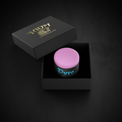 Taom Pyro Pink Edition Professional Pool/Billiard Cue Chalk - 9 Pieces