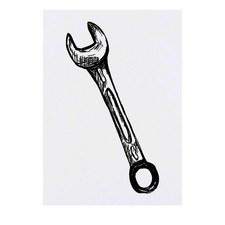 'Spanner Tool' Temporary Tattoos / Transfers TO00023499