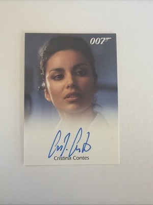 James Bond Die Another Day Female Autograph Card Cristina Contes as Nurse