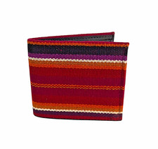 Handmade Andean Wallet for Men   Traditional Woven Fabric   3 Colors   Bolivia