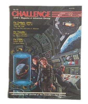Challenge Gaming Magazine No.33 GDW Adventure Gaming Twilight 2000, Lone Wolf B2