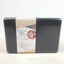 Manduka Recycled Foam Exercise Fitness Gym Yoga Block Brick 4x6x9" Thunder Grey