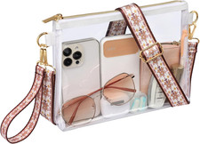 Clear Bag for Stadium Events - Clear Purses for Women Stadium Crossbody, Concert