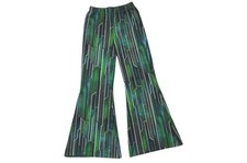 Acne Studios Flared Pants Women's Trousers Green Portugal Size S 180/80A