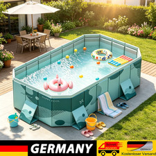 Faltbarer Swimmingpool Tragbarer, Nicht Aufblasbarer Pool (295 X 165 X 55 Cm) DE