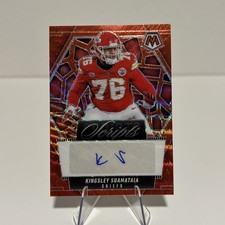 2025 Panini Red Mosaic SCR-KSA Kingsley Suamataia Scripts