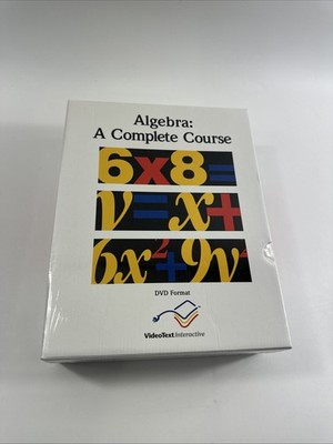 Algebra: A Complete Course Module C  DVD Format Videotext interactive Sealed