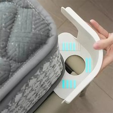 4pc Bed Sheet Holder Straps Heavy Duty Adjustable Mattress Corner Clips Grippers
