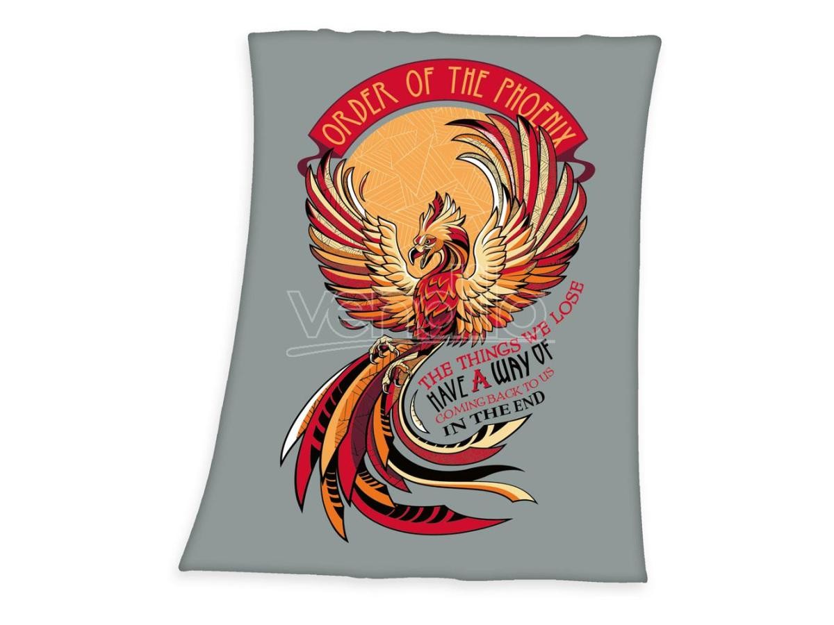 Harry Potter Fleece Blanket Order Of The Phoenix 130 X 170 Cm Herding