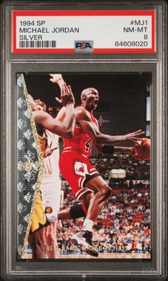 1994 SP SILVER #MJ1 MICHAEL JORDAN PSA 8 | eBay