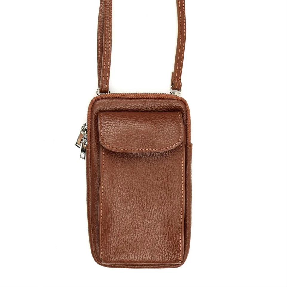 DAMEN LEDER TASCHE Handytasche Umhängetasche Schultertasche CROSS BODY OVER BAG - Bild 3 von 4
