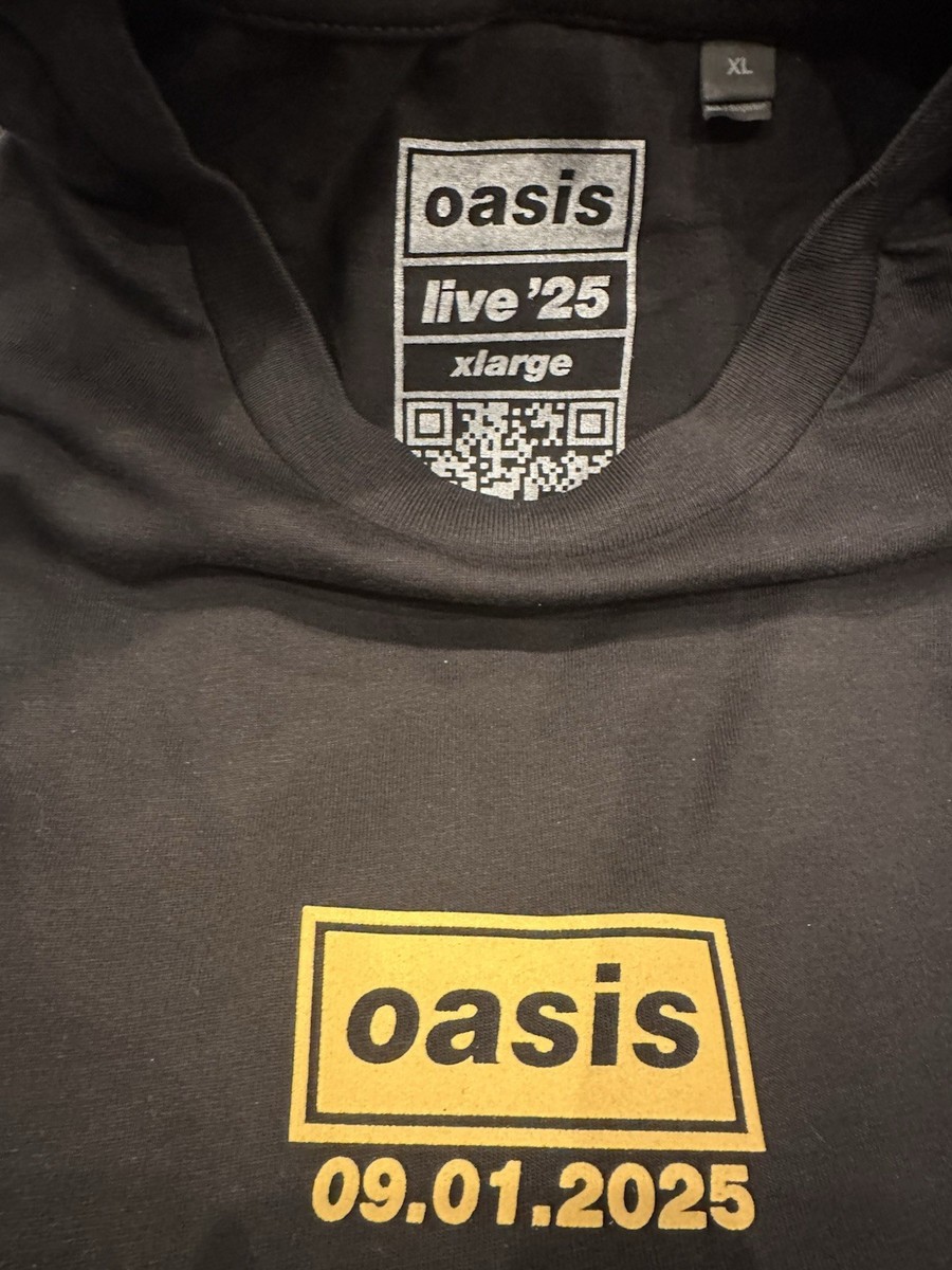 oasis live '25 MANCHSTER限定 US XL JP 4XL Oasis Live '25 MANCHESTER Limited Long Sleeve T-shirt US XL