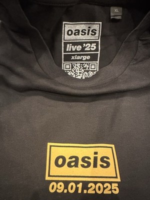 oasis Live '25 London Event T-Shirt Mサイズ Oasis Live 25 London Event Tee At Wembley Stadium On July 25