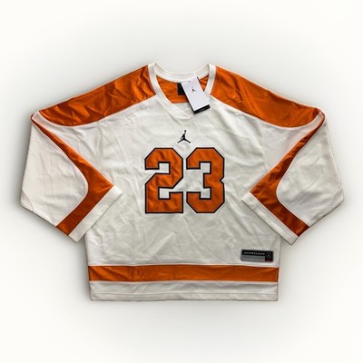 Size L - Jordan Brooklyn University Hockey Jersey Sail Starfish HV0109-133 (New)